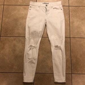 Express white Mia midrise white legging